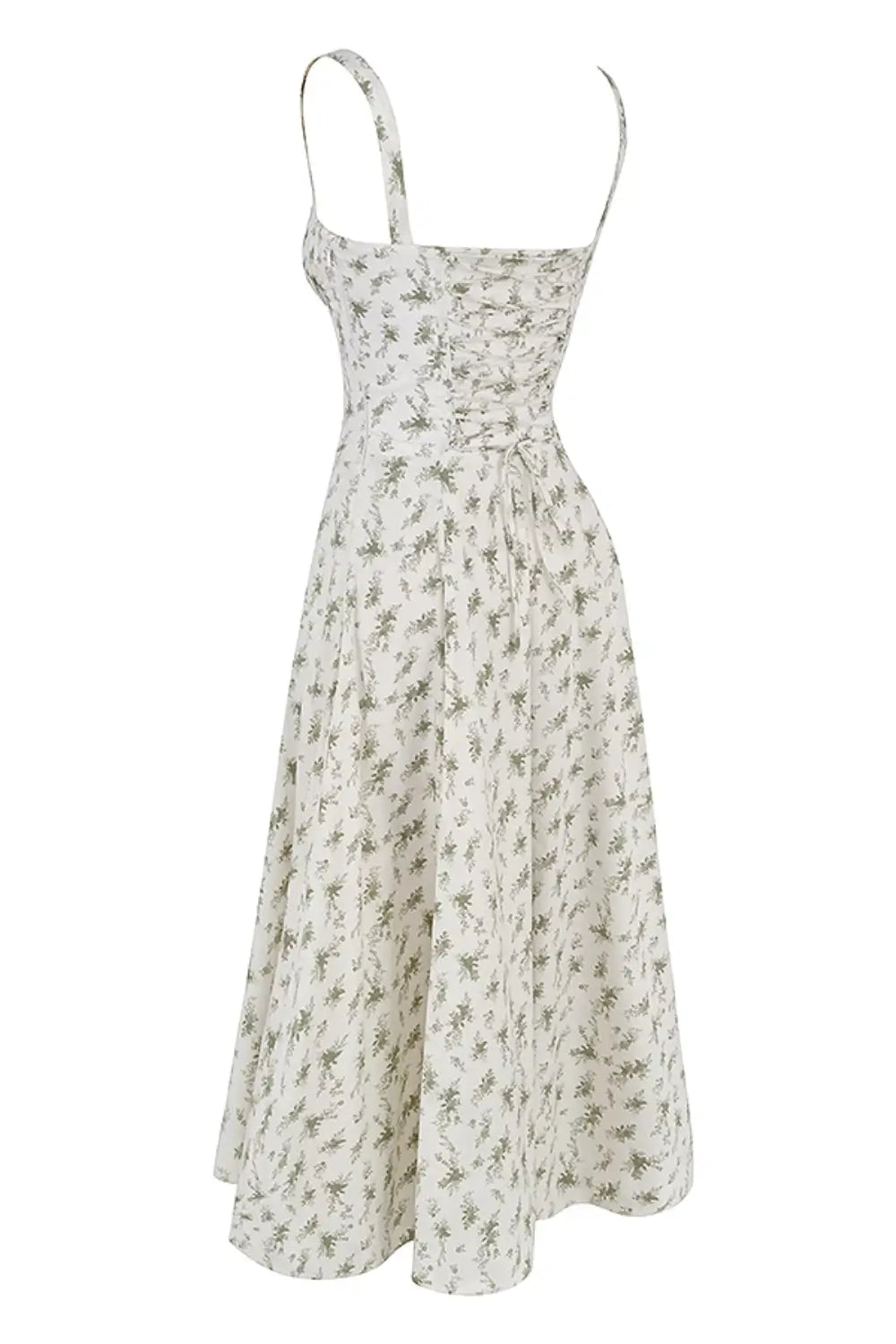 Attracione Floral Midi Dress - Shapes the Waist