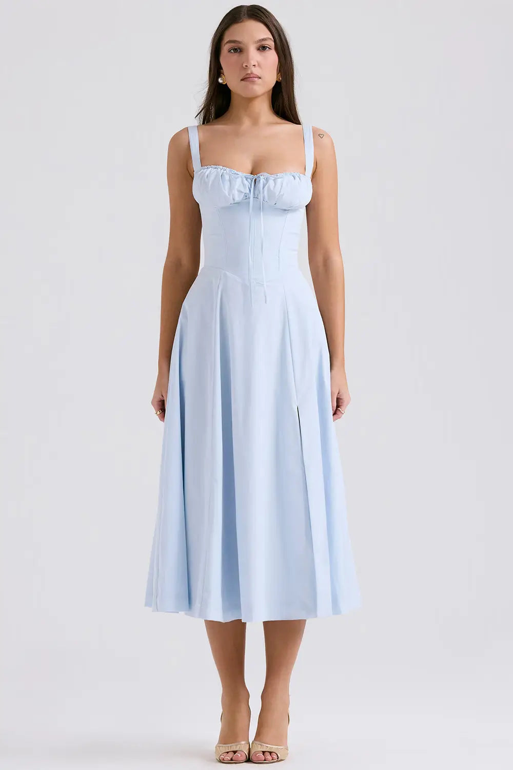 Attracione Midi Dress - Flattens the Waist