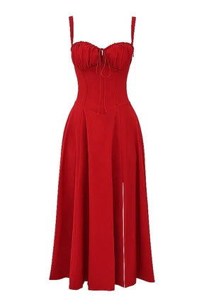 Attracione Midi Dress - Flattens the Waist