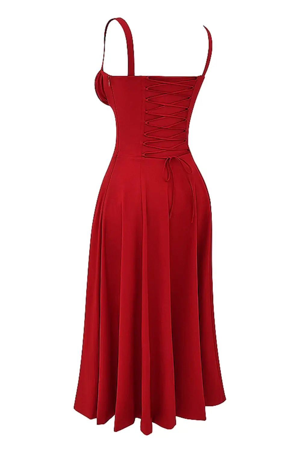 Attracione Midi Dress - Flattens the Waist