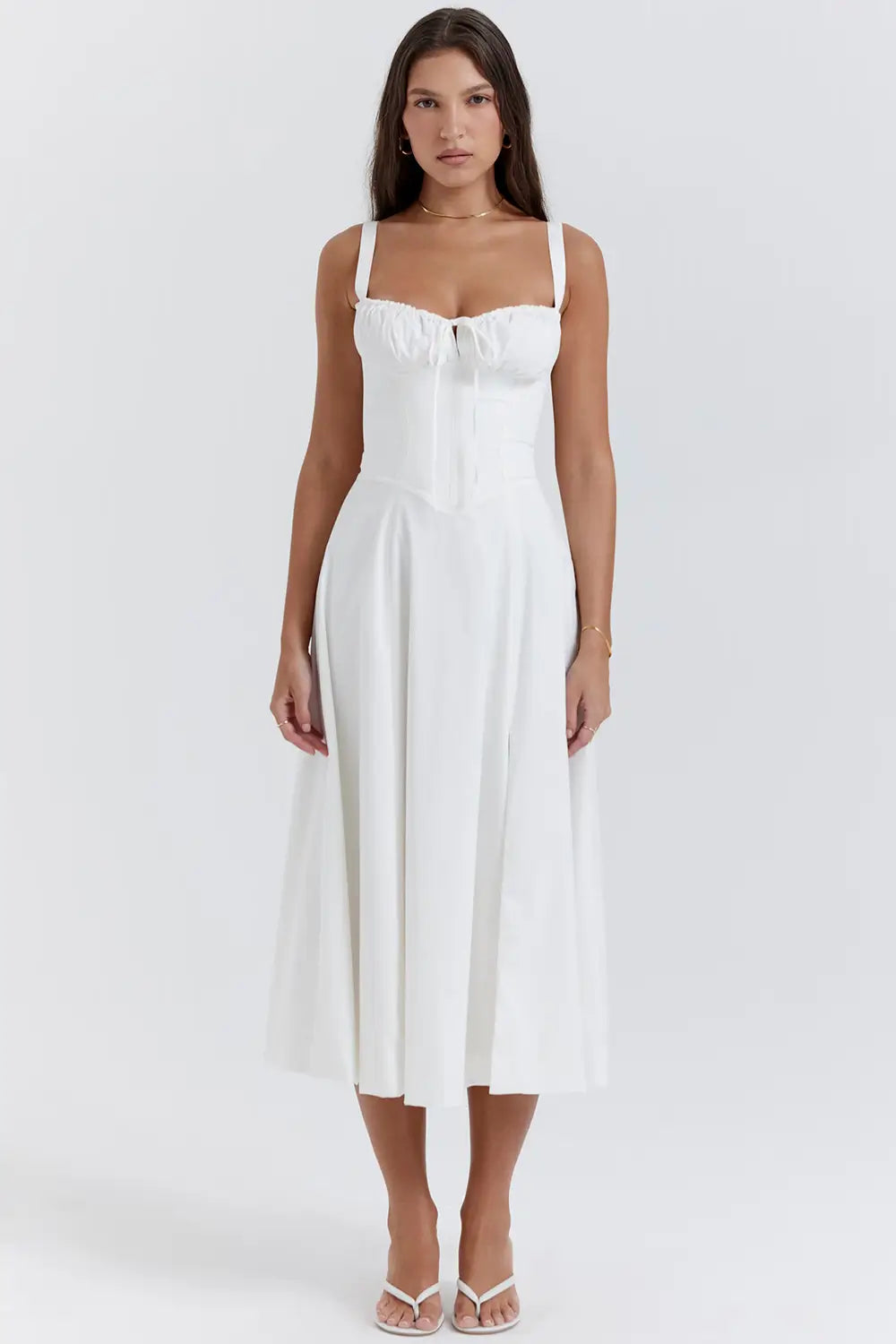 Attracione Midi Dress - Flattens the Waist