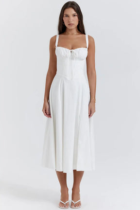 Attracione Midi Dress - Flattens the Waist