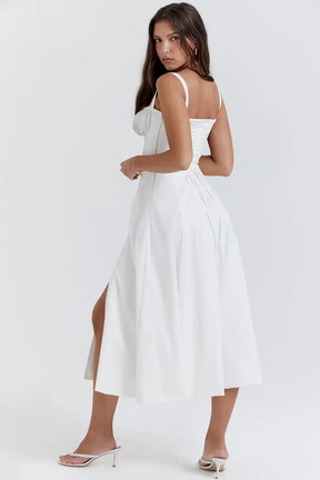 Attracione Midi Dress - Flattens the Waist