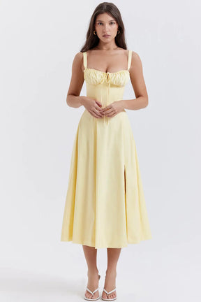 Attracione Midi Dress - Flattens the Waist