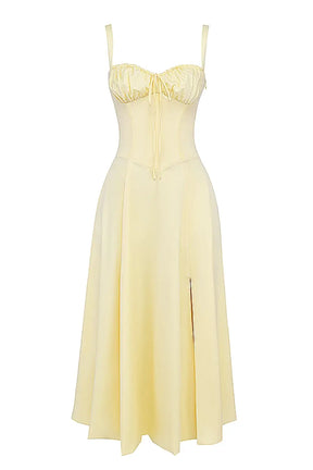Attracione Midi Dress - Flattens the Waist