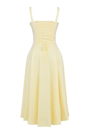 Attracione Midi Dress - Flattens the Waist