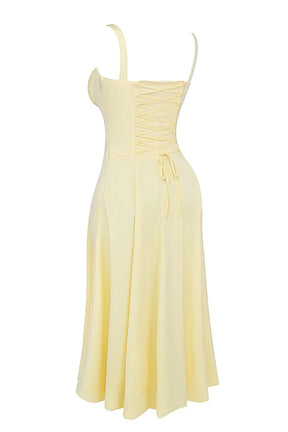 Attracione Midi Dress - Flattens the Waist